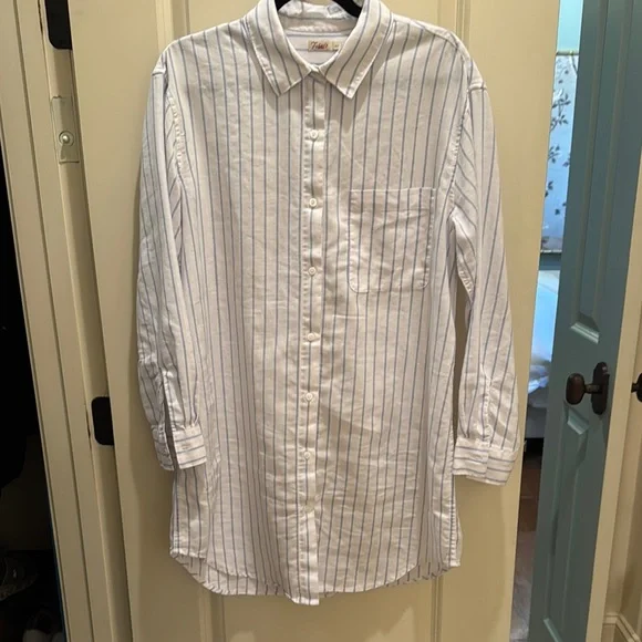 Faherty pin striped tunic dress - Picture 5 of 8